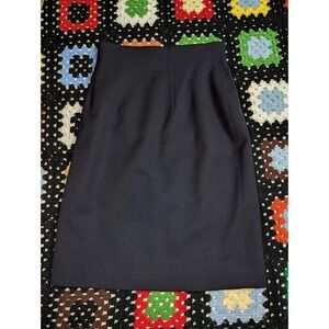 KGR Vintage Wool Pencil Skirt Size 6 (26" Waist) Business Career Academia